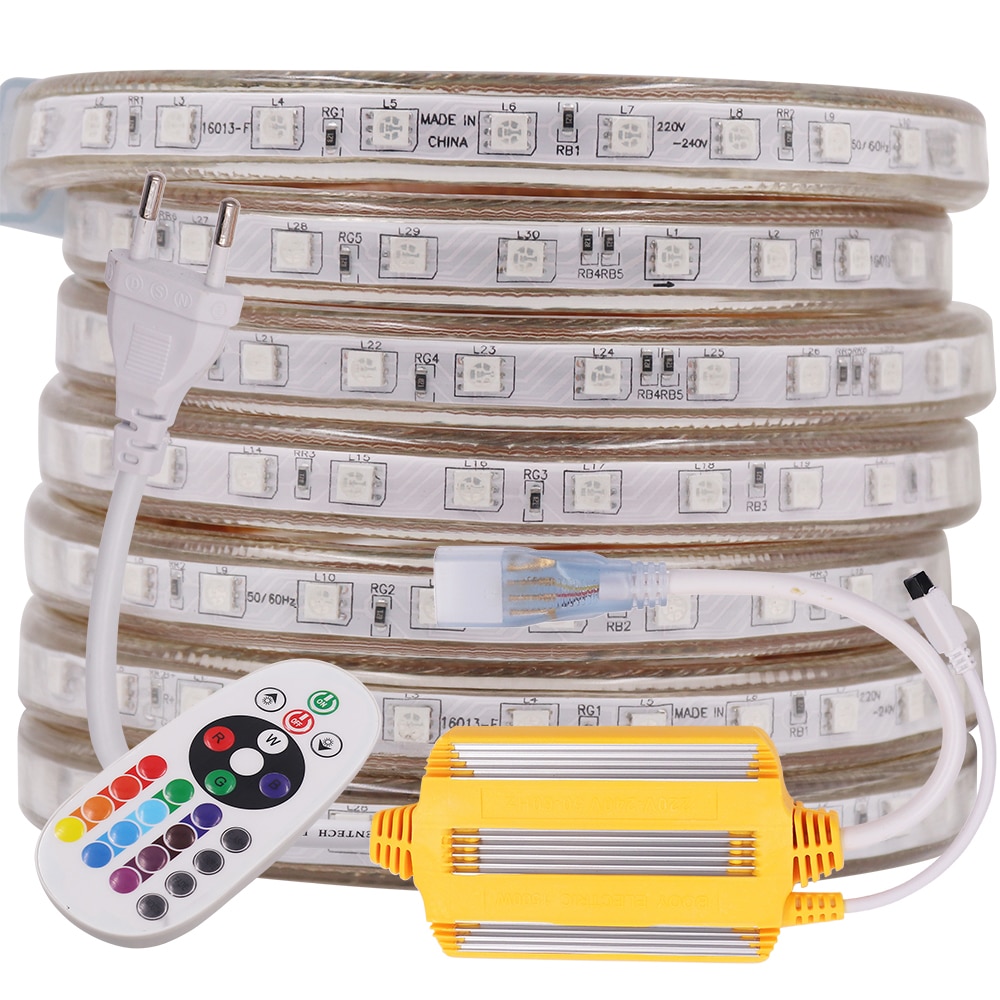 LED Ʈ  5050, RGB 220V, 230V, 240V, AC 60..